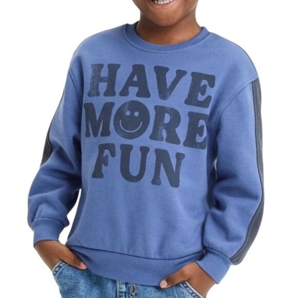 NWT ~ Toddler Boys Grayson Mini Have More Fun Crewneck Pullover Sweatshirt ~ 3T - Picture 1 of 1
